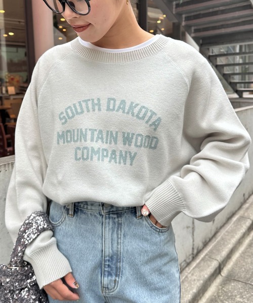 「CIAOPANIC TYPY」 スウェットカットソー ONE SIZE グレー レディース_画像4