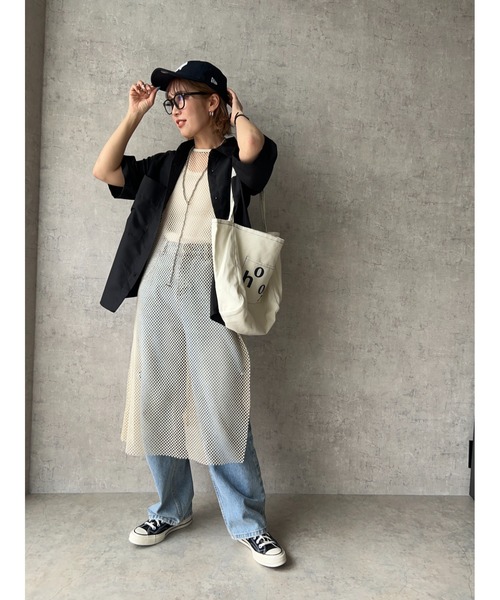 「owndaily」 ノースリーブワンピース FREE ブラック レディース_画像8