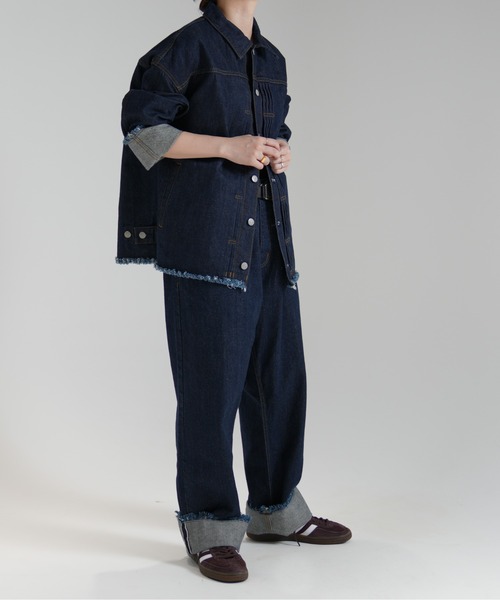 ENDRECHERI. デニムジャケット M インディゴブルー メンズ : ZOZOTOWN