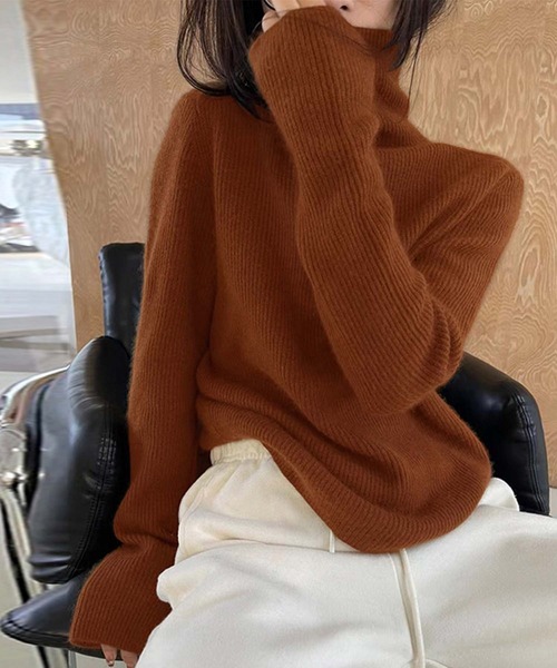 「Doula Doula」 タートルネックニット FREE グリーン レディース_画像4