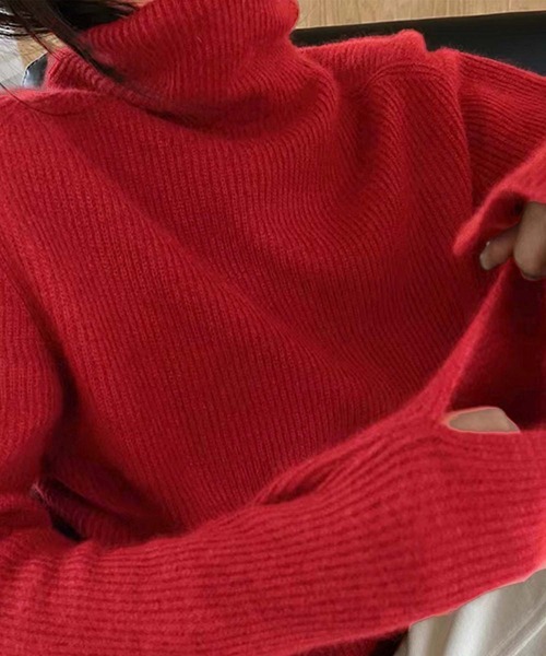 「Doula Doula」 タートルネックニット FREE グリーン レディース_画像5