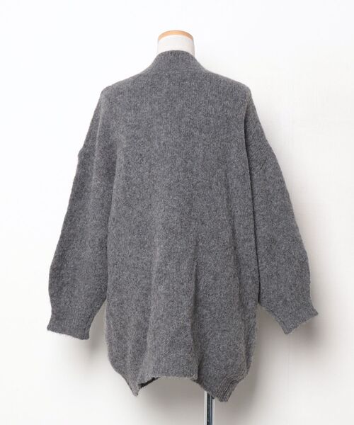 「VERSEAU」 ニットカーディガン FREE グレー レディース_画像2