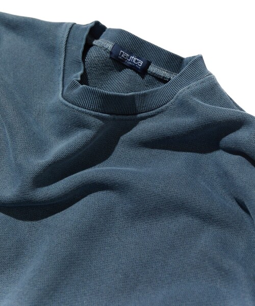 「NAUTICA」 スウェットカットソー MEDIUM ネイビー メンズ_画像4