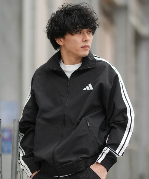 adidas アディダス トラックジャケット 黒 白 95 M相当 ジャージ アディダス ジャージ トラックジャケット 黒白 M (95) 相当 - メルカリ