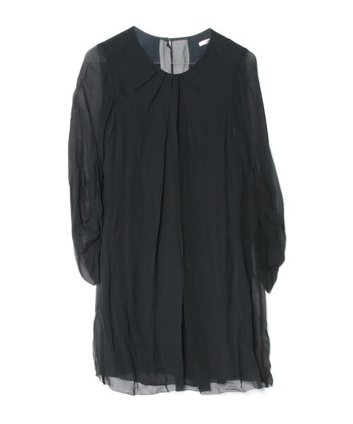 「DIANE von FURSTENBERG」 長袖ワンピース 4 ブラック レディース_画像3