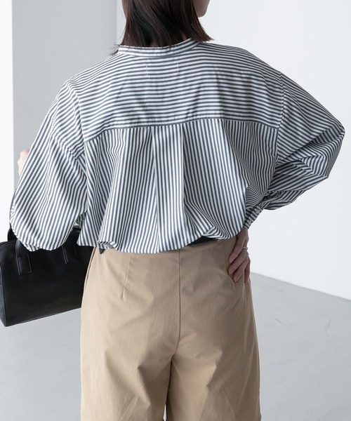 「BONLECILL」 長袖ブラウス FREE ライトグリーン レディース_画像4