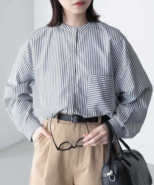 「BONLECILL」 長袖ブラウス FREE ライトグリーン レディース_画像5