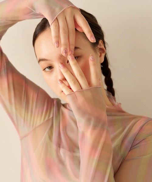 「TINA：JOJUN」 長袖カットソー M グリーン レディース_画像7