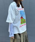 tシャツ 半袖 ナイトハウスプリントボックスT...の詳細画像4