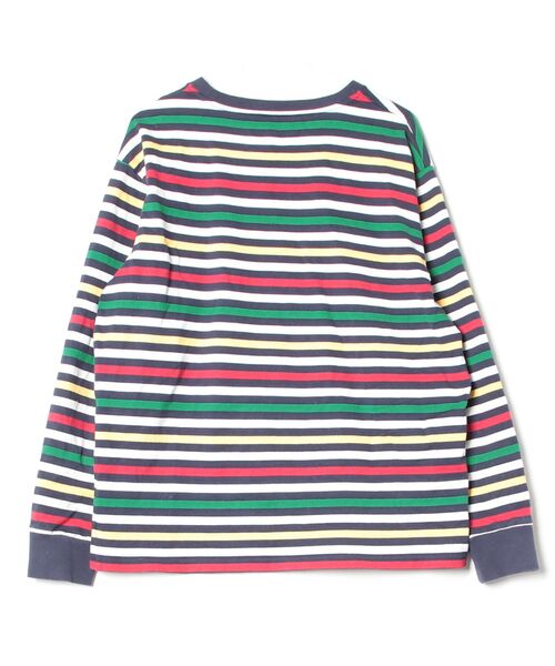「Psycho Bunny」 長袖Tシャツ LARGE ネイビー メンズ_画像2
