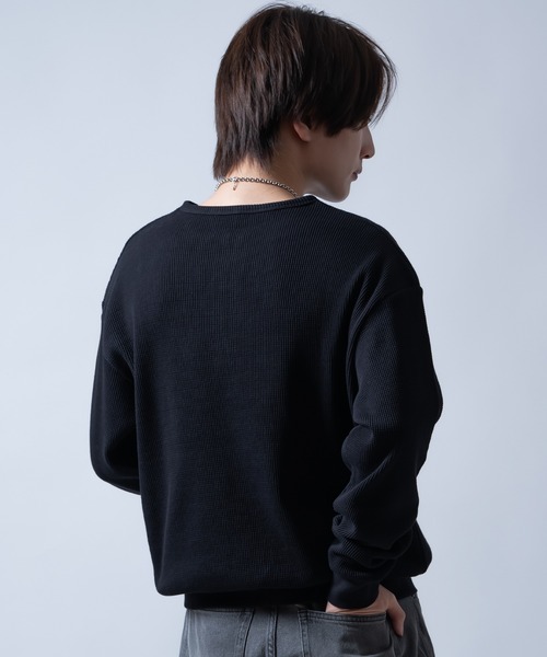 improves（インプローブス） ヘンリーネック tシャツ ワッフル