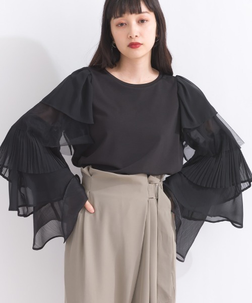 「terrace」 長袖カットソー MEDIUM ブラック レディース_画像8