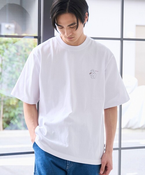 coen（コーエン） tシャツ KiyokazuTsujinoイラストプリントTシャツ