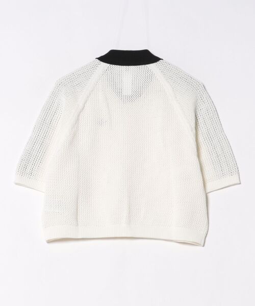 adidas（アディダス） tシャツ W KNIT CROCHET SS POLO ショート