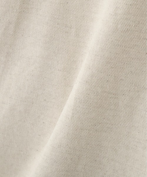 ブルゾン アウター BELGIAN LINEN COTTON PLAINWEAV メンズの画像