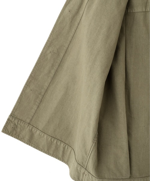 ブルゾン アウター BELGIAN LINEN COTTON PLAINWEAV メンズの画像