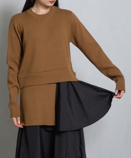 「MARECHAL TERRE」 ドッキングワンピース MEDIUM ネイビー レディースの画像