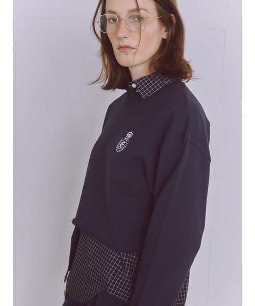 「emmi」 長袖シャツ ONE SIZE グレー レディース