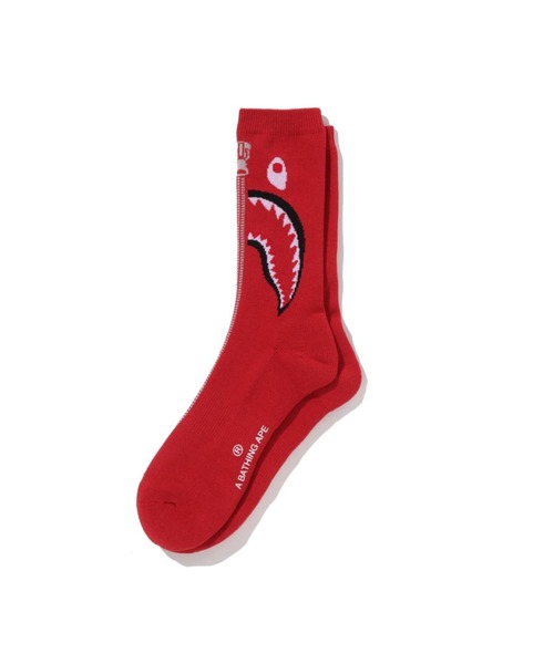 A BATHING APE（アベイシングエイプ） 靴下 SHARK JACQUARD SOCKS