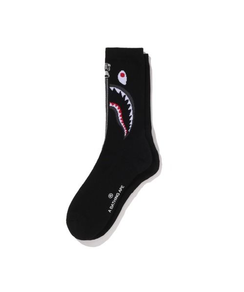 A BATHING APE（アベイシングエイプ） 靴下 SHARK JACQUARD SOCKS
