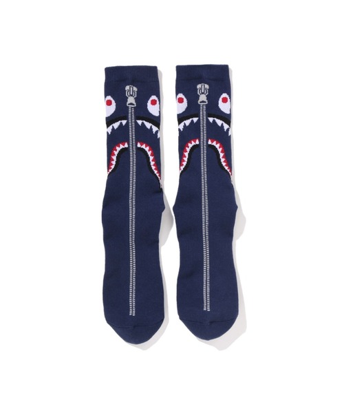 A BATHING APE（アベイシングエイプ） 靴下 SHARK JACQUARD SOCKS