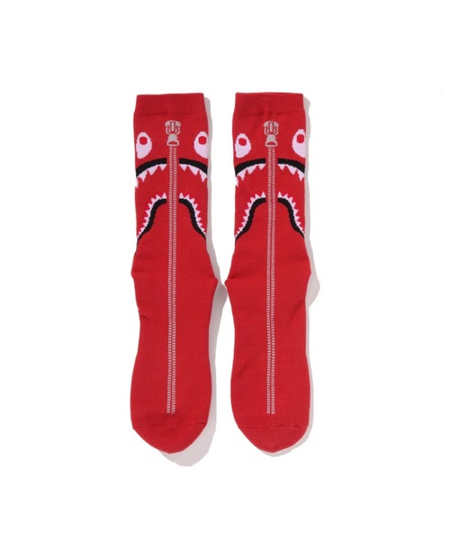 A BATHING APE（アベイシングエイプ） 靴下 SHARK JACQUARD SOCKS