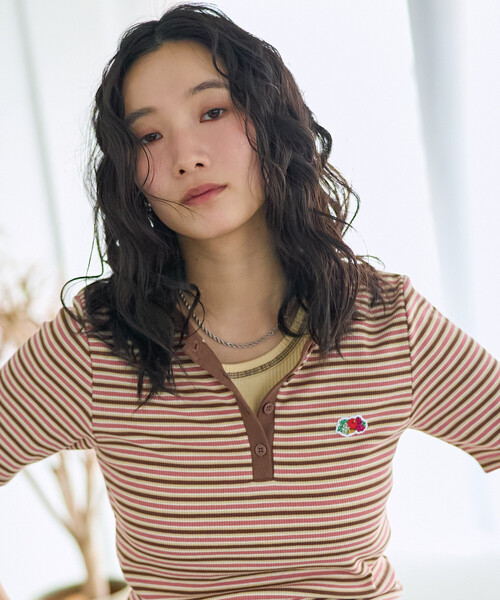 FREAK'S STORE（フリークスストア） ヘンリーネック tシャツ 半袖