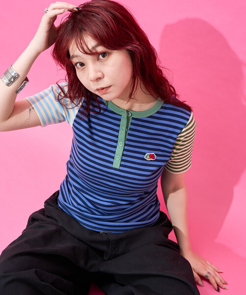 FREAK'S STORE（フリークスストア） ヘンリーネック tシャツ 半袖