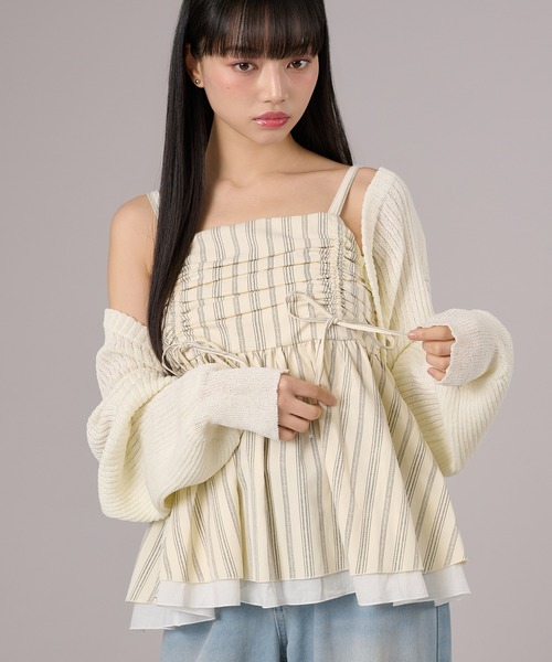soor ploom キャミソール　12y トップス　エッセンシャル apres jour mignon（アプレジュールミニョン） キャミソール アソート