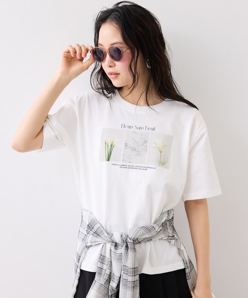 VIS（ビス） tシャツ 半袖 キラリアソートフォト＆ロゴTシャツ