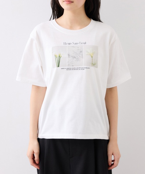 VIS（ビス） tシャツ 半袖 キラリアソートフォト＆ロゴTシャツ
