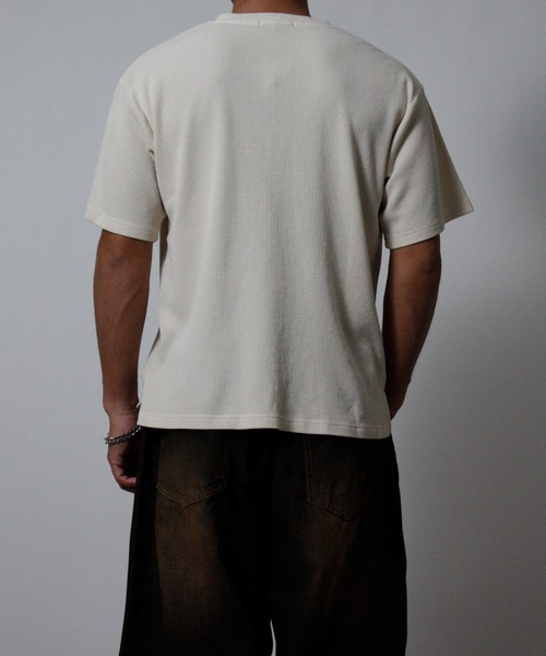 NYLAUS（ナイラス） ヘンリーネック tシャツ 「NYS」2026新作