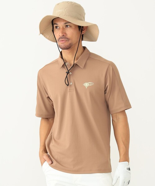 BEAMS GOLF（ビームス ゴルフ） 半袖ポロシャツ X-LARGE ベージュ
