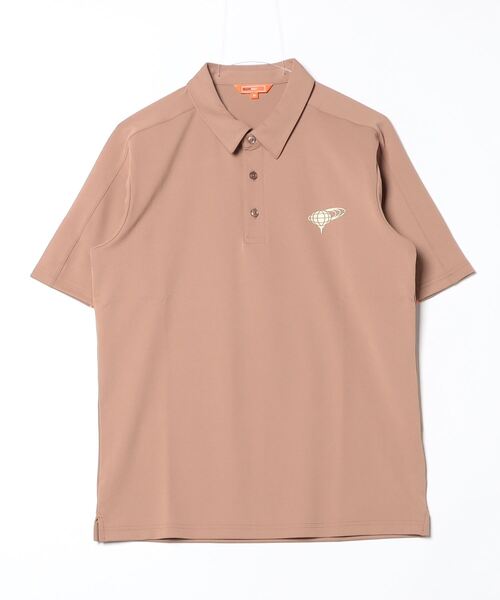 美品✨BEAMS GOLF ビームスゴルフ ポロシャツ 半袖 メルトデザイン BEAMS GOLF（ビームス ゴルフ） 半袖ポロシャツ X-LARGE ベージュ