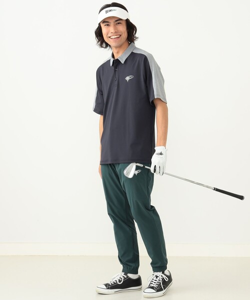 BEAMS GOLF（ビームス ゴルフ） 半袖ポロシャツ X-LARGE ベージュ