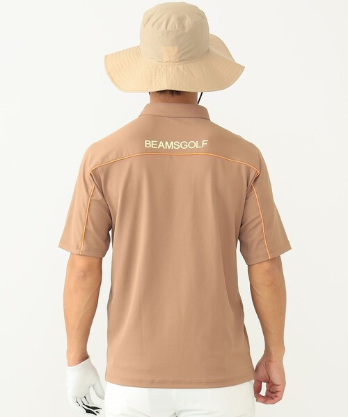 BEAMS GOLF ベージュ ポロシャツ Ｌ BEAMS GOLF（ビームス ゴルフ） 半袖ポロシャツ X-LARGE ベージュ
