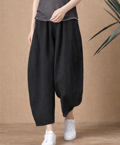 Sally Lunn パンツ 大人ナチュラルバルーンパンツ レディース