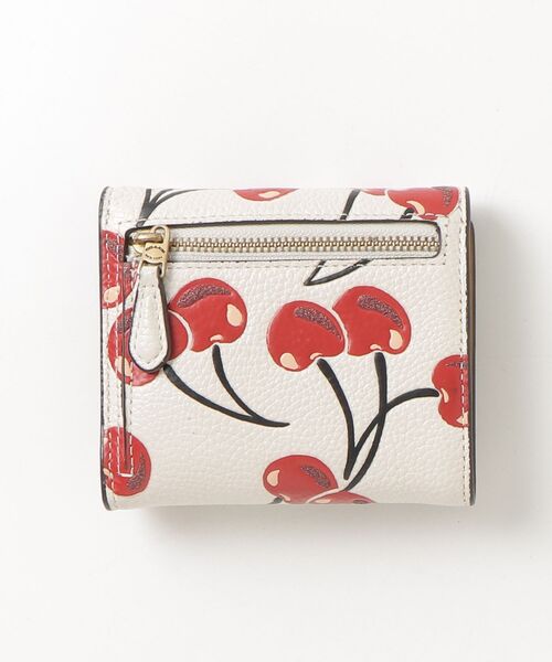 COACH チェリー柄 三つ折り財布 COACH（コーチ） チェリー 三つ折り 財布 - ホワイト レディース