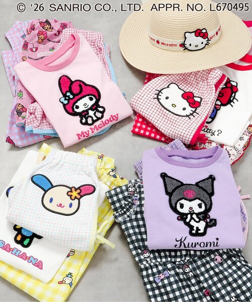 sanrio（サンリオ） ハーフパンツ パンツ サンリオキャラクターズ 水陸 