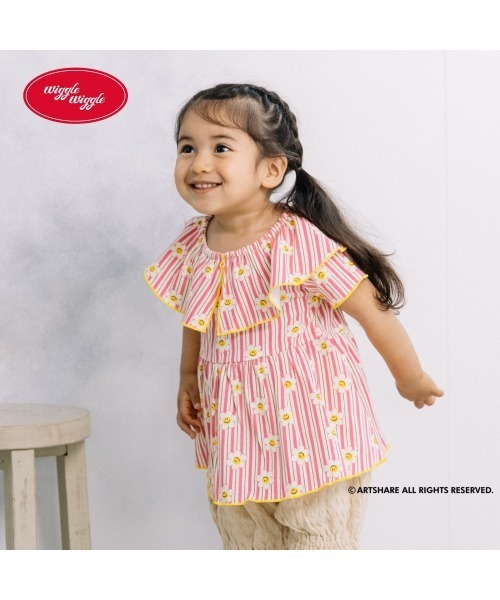 ソーアプルーム　チュニック4y チュニック 4/16(木)発売 wiggle ウィグルウィグル 半袖チュニック
