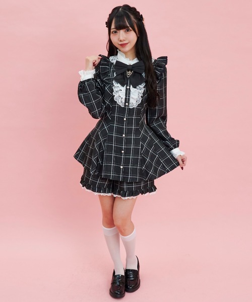 「Secret Honey」 セットアップ MEDIUM ライトブラック レディース_画像4