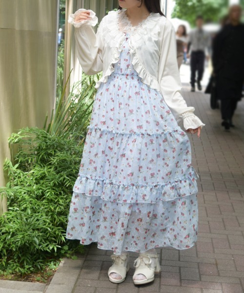 axes femme（アクシーズ ファム） ワンピース さくらんぼキャミ
