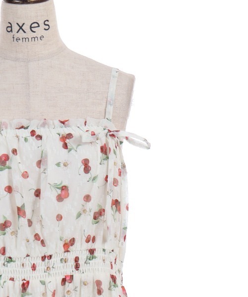 axes femme（アクシーズ ファム） ワンピース さくらんぼキャミ