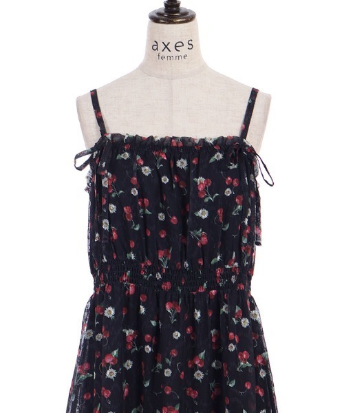 axes femme（アクシーズ ファム） ワンピース さくらんぼキャミ