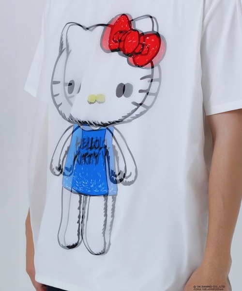 完売品‼️answer4 kitty Tシャツ Mサイズ TRIPPY ART（トリッピーアート） tシャツ 半袖 KITTY -クレヨン