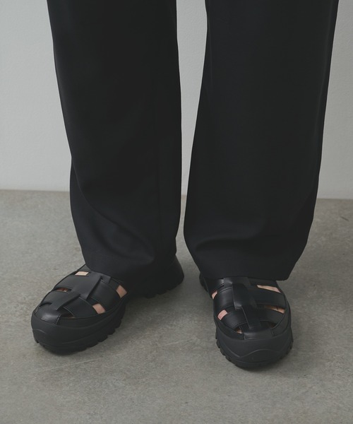 サンダル 「PADRONE/パドローネ」GURRKHA SHOES with 884C Vibram / PU8840-2010-26B メンズの画像