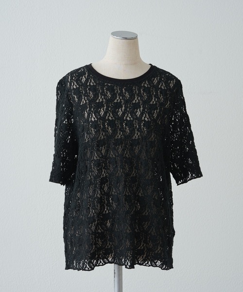 「PUAL CE CIN」 半袖Tシャツ FREE アイボリー レディース_画像3