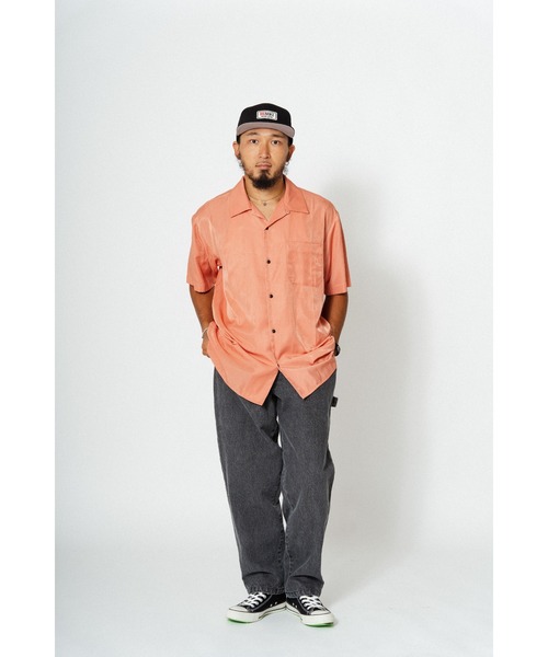 「BIG MIKE」 半袖シャツ X-LARGE オリーブ メンズ_画像3