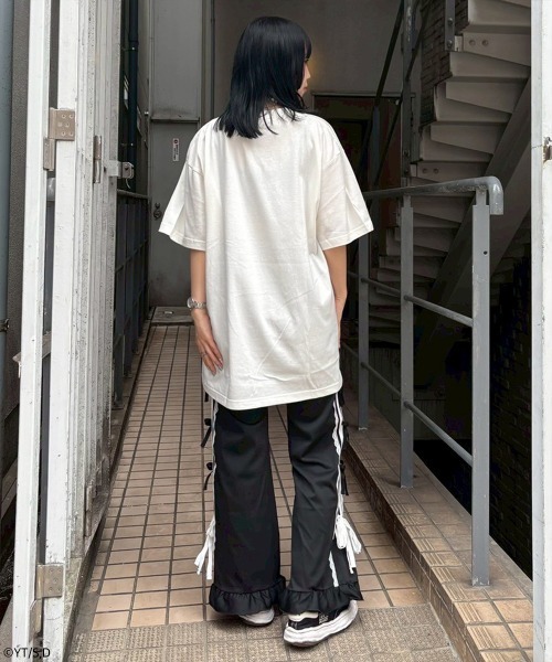 Candy Stripper（キャンディーストリッパー） 半袖Tシャツ FREE オフ