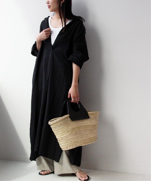 「journal standard L'essage」 長袖ワンピース FREE ブラウン レディース_画像2